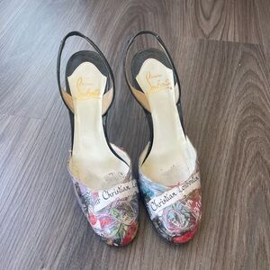 Christian Louboutin Artistic Multicolor Heels